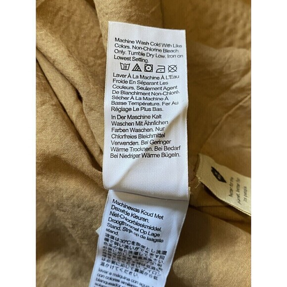 Madewell Dress Womens Size XXL Seersucker Puff-Sleeve Cutout Lined Mini NEW - Picture 7 of 9